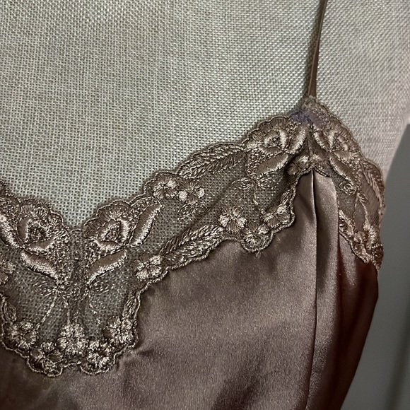 Vintage Victoria’s Secret Satin & Lace Babydoll Dress - Picture 6 of 14